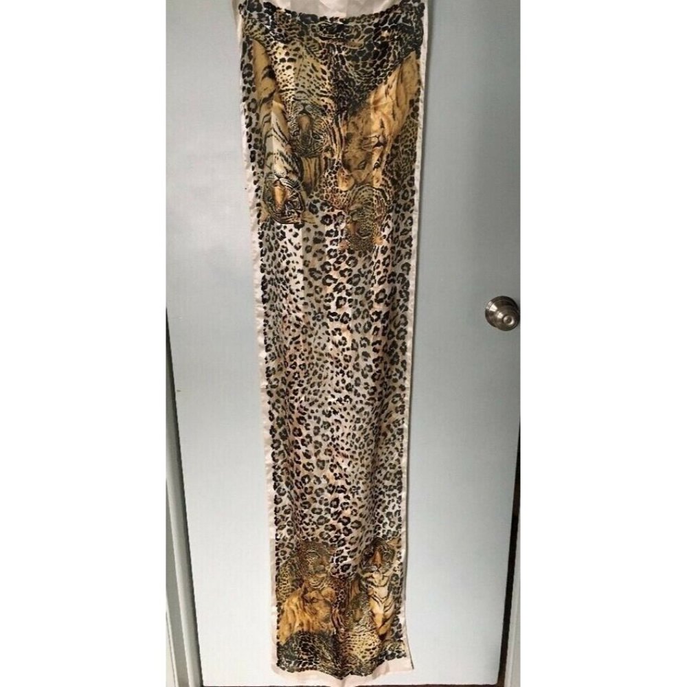 Symphony Scarfs Italy Tiger pattern rectangular